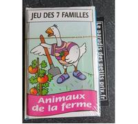 Jeu des 7 familles ,jeu de cartes 7 familles 42 cartes "" animaux de la ferme""