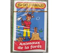 Jeu des 7 familles ,jeu de cartes 7 familles 42 cartes "" animaux de la forêt ""