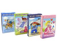 Jeu Des 7 Familles - Lot De 4 Jeux : Princesses,