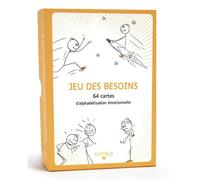 Comitys | Jeu des Besoins | Langue : Français | 64 Cartes d’Alphabétisation Émotionnelle | Outil Pédagogique | Communication Non-Violente | Coaching, Formations, Thérapie, Écoles