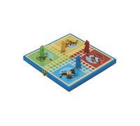 JeuJura – Coffret pliant en bois Jeu des Petits Chevaux – pions en bois – Dès 3 ans