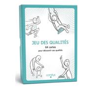 Jeu des qualités 64 cartes d'alphabétisation émotionnelle - Maëlle Challan Belval - Comitys - Boîte ou accessoire - Jeux livres objets