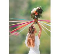 Jeu des Rubans - JOUR DE FETE - Vive les mariés - 15 rubans colorés - Animation originale - Romantique