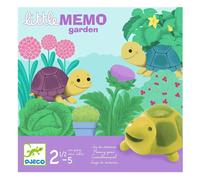 Djeco – Jeu de mémoire Little Mémo Garden – visuelle pour enfants – avec tortues gourmandes