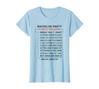 Jeu d'essais pour enterrement de vie de jeune fille en anglais T-Shirt