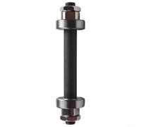 Jeu d'essieux creux en acier à dégagement rapide pour essieu avant 108 mm et essieu arrière 145 mm, moyeu de rechange avec roulements, diamètre de 9 mm (avant)