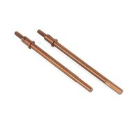 Jeu d'essieux Droits en Aluminium CNC 1/10, avec Ressort à Lames/Kit de Montage de Liaison for RC4WD Gelande II TF2 Tamiya Bruiser BRX01(Rear Axle Shaft)