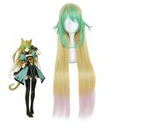 Jeu destin/apocrypha Atalanta Cosplay perruques mélange de couleurs longs cheveux synthétiques résistants à la chaleur Perucas Anime Costume perruque KU701I
