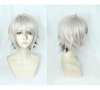 Jeu destin/Grand ordre FGO Kadoc Zemlupus court moelleux couches synthétique Cosplay argent perruque de cheveux nouveau Type