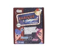 Jeu d'évasion escape game sur le théme "panique à hollywood" en carton multicolore - -