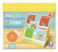 Jeu d'éveil Auzou Mon porte-cartes à poser