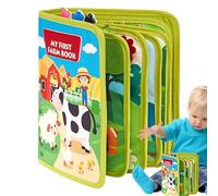 Jeu d'Éveil Bébé | Livre d'Activités d'Éveil pour Enfant,Planche Jeu Calme Livre d'Éveil pour Garçon Fille Maternelle Maison Déplacements Chambre