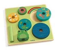 Djeco Puzzle en relief Puzz & Stack Rainbow (7 pièces)