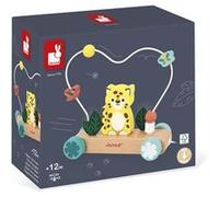 Jeu d'éveil en bois Jaguar à promener Tropik