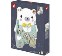 Panneau d'activités en bois Busy Board Ourson Pure - Janod