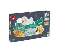 Janod Tropik Crocodile Activity Board Vert Enfants