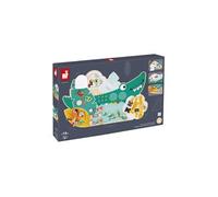 Jeu d'éveil en bois Tropik Panneau d'activité sur le Thème des Animaux de la Jungle