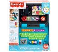 Fisher-Price Mon Premier Ordinateur Portable Rires & Éveil, Version française, Jouet électronique, Contenu éducatif Éveil Progressif, pour bébé dès 6 Mois, HGW99