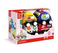HaPe Voitures à rétrofriction et circuit lavables 11 x 30 x 18 cm