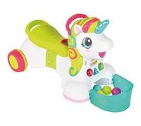 Jeu d'éveil Infantino Porteur licorne Attrapeur de balles 3 en 1 Multicolore G