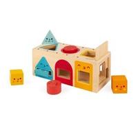 Jeu d'éveil Janod Boîte à formes géométriques Orange G