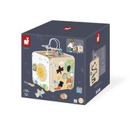 Jeu d'éveil Janod Pure Grand Cube Multi-Activités en bois multicolore 18 mois et +