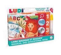 Ludi – Livre Magique et Éducatif – Coloriage magique à l'eau – Dès 10 mois – Vert