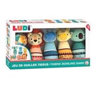 Ludi Quilles tissu – Jeu de bowling d'éveil doux, stable et silencieux Dès 10 mois