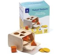 Jeu d'éveil Montessori Boîte de notion de permanence de l'objet Multicolore