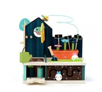 Jeu d'éveil multi-activités en bois jardin