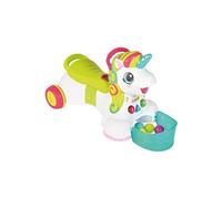 B Kids – Porteur – Licorne 3 en 1 Senso – Évolutif – Effets sonores – Blanc/Multicolore