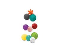 Infantino Set de 10 balles sensorielles multicolores