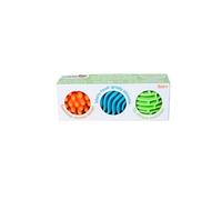 Fat Brain Toys Jeu d'éveil 3 balles sensorielles dès 6 mois multicolore TU