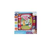 VTech - Super Livre Enchanté des Baby Loulous Rose, Livre interactif Bébé - 6 /36 Mois - Contenu en Français