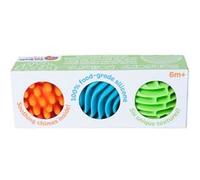 Fat Brain Toys Jeu d'éveil 3 balles sensorielles dès 6 mois multicolore TU