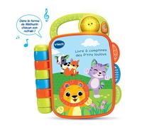 VTech – Livre à Comptines des P'tits Loulous – Poignée, 4 comptines, 4 pages – Dès 6 mois