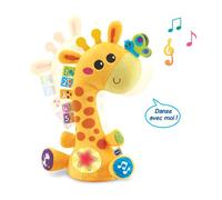 VTech Jouet bébé Ma Girafe Moov & Groov — peluche interactive qui danse et répète — français