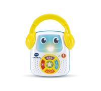 VTech Baladeur musical P'tit Baladeur – Robot lumineux, comptines, enregistreur vocal – Dès 9 mois