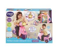 Jeu d'éveil Vtech Baby Porteur scooter interactif 3 en 1 Rose