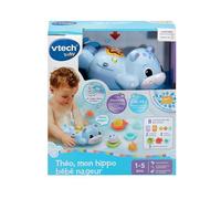 Jouet de bain Théo, mon hippo bébé nageur MULTICOLORE Vtech Baby