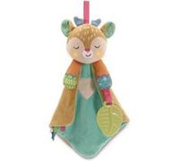VTech - Tifan, Mon Doudou Berceuses, Doudou Peluche Bébé avec Attache Tétine et Anneau de Dentition, Musique Douce et Sons Apaisants, Lavable en Machine, Cadeau de Naissance - Contenu en Français