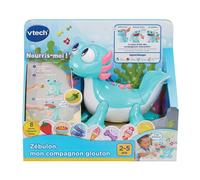 VTech - Zébulon, Mon Compagnon Glouton, Animal Interactif Axolotl Qui Parle, Chante, Mange et Réagit, Découverte en Couleurs des Émotions, Jouet Éducatif, Cadeau Enfant Dès 2 Ans - Contenu en Français