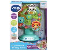 VTech – Hochet à ventouse La Grande Roue des Baby Loulous – Jouet d'éveil musical 3 animaux