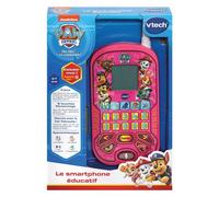 VTECH - PAT PATROUILLE - Smartphone Éducatif Rose - 6 activités éducatives - Appels et messages vocaux
