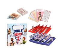 Jeu Devinez Sont De La Bible | 2,17 Jouets Classiques Interactifs Avec 24 Personnages | Jeux De Société Pour ,Convient Aux Situations Sociales École Maison Famille Anniversaires Amis Réunions