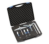 Jeu d'extracteurs à 3 crochets, avec frein de crochet 140x100 mm