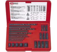 Jeu d'extracteurs de boulons - KS TOOLS - 150.1305 - M5-M16 - 25 pièces - Forets HSS