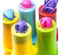 Jeu D'extrudeuses À Pâte, 5 Pièces/Ensemble, Modèles Assortis, Nouveauté, Bricolage, Plasticine, Pressage, Outil Playdoh Pour Jouer, Livraison Directe N09 21