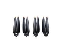 Jeu d'hélices Faible Bruit, Compatible avec DJI, Air 3 Air 3S | Hélices d'aéronef Air 3 et Air 3S, noir avec orange, 1 paire d'hélices(2 pair)