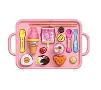 Jeu d'Imitation Alimentaire | Accessoires de Jeu de Rôle et Déguisement - d'Imitation de Desserts | pour École Maternelle Garderie Salle de Classe Activités Ludiques Anniversaires